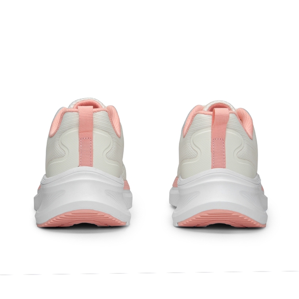  Women's Knitted Lifestyle Walking Sneakers - WHITE - 1